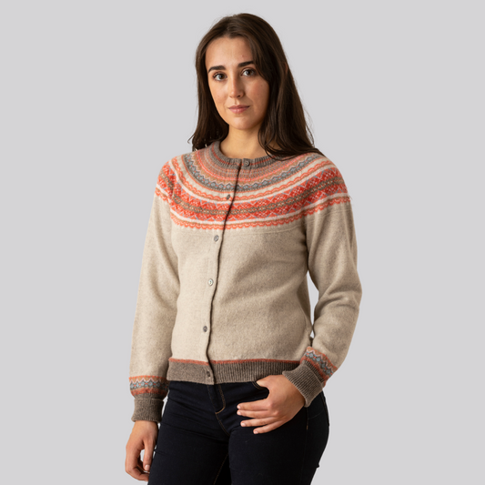 Alpine - Hibiscus Short Cardigan