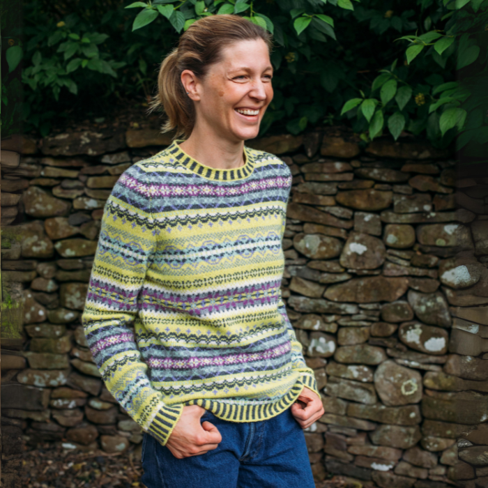 Kinross Fairisle Sweater | ERIBÉ Knitwear | Made In Scotland