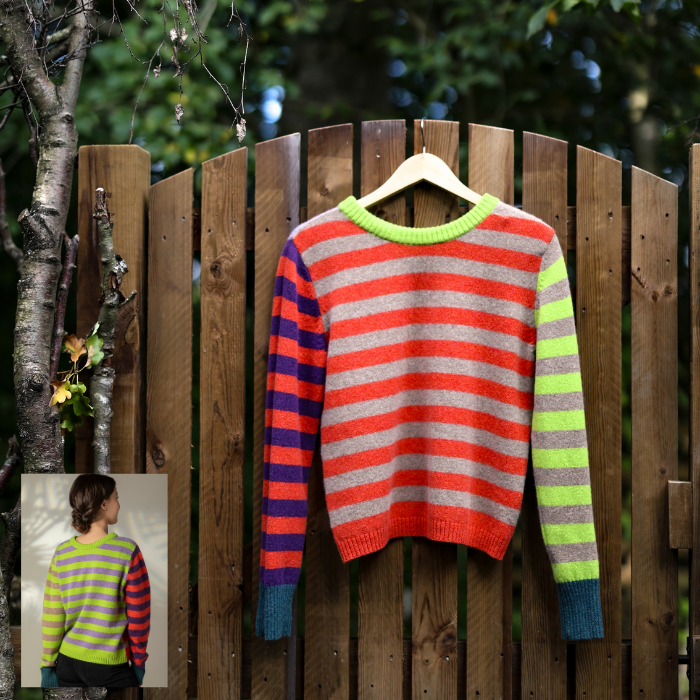 Stobo Stripe Sweater - Reversible