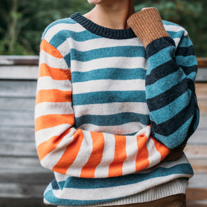 Stobo Stripe Sweater - Reversible